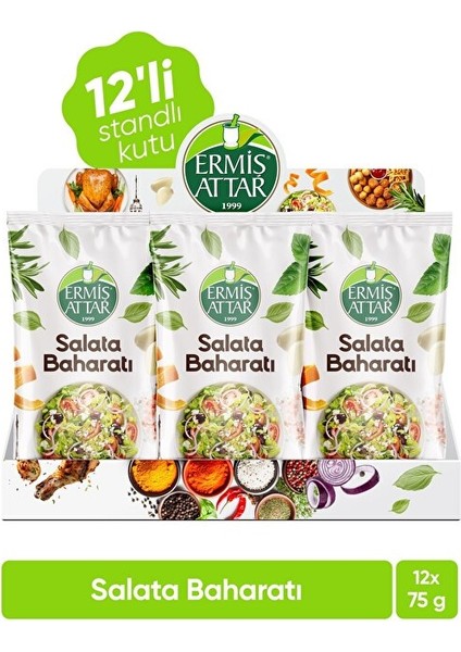 Salata Baharatı 75 Gram 12'li Ermiş Attar