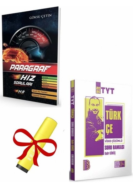 Hız ve Renk Yayınları Tyt Ayt Kpss Ales Dgs Paragraf Hız Soruları-Benim Hocam Yayınları 2026 Tyt Türkçe Soru Bankası Seti