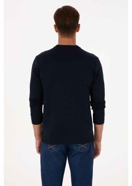 Erkek Lacivert Sweatshirt 50315570-VR033 indirimleri