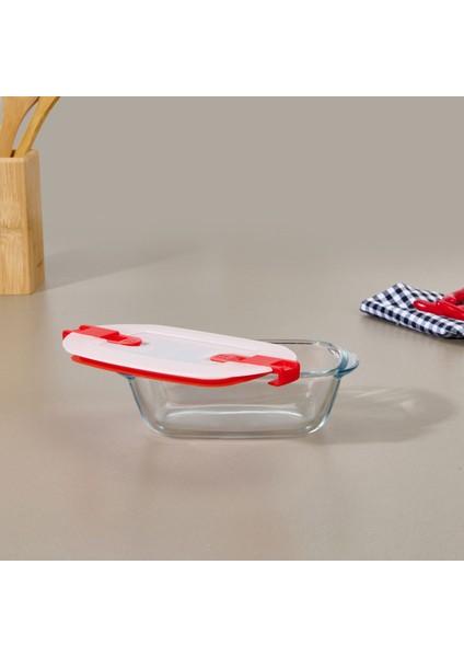 Cook & Head Dikdörtgen Kilitli Saklama Kabı - 0,4 Lt