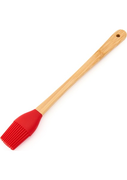 Silikon Yumurta Fırçası - Kırmızı / Kahverengi - 23 cm