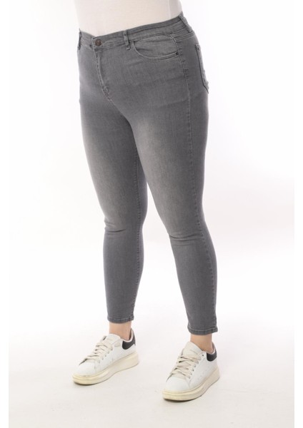 Kadın Battal Taşlamalı Jeans modelleri