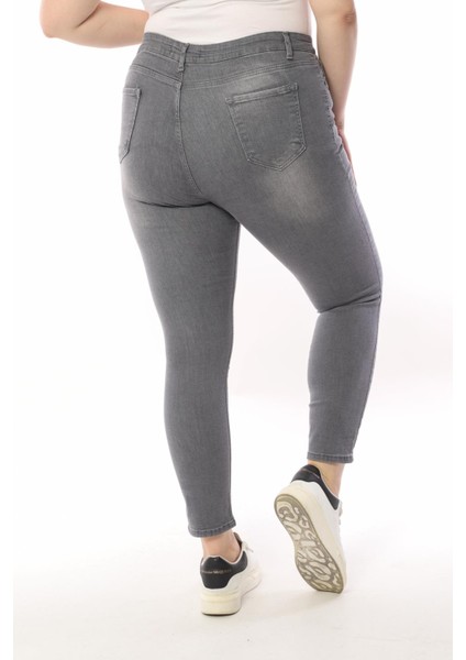 Kadın Battal Taşlamalı Jeans indirimleri
