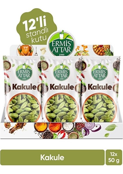 Kakule 50 Gram 12'li Ermiş Attar
