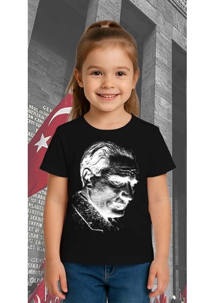 Unisex Ay Yıldızlı T-Shirt 19 Mayıs 29 Ekim 23 Nisan 10 Kasım Atatürk Çocuk Tişört modelleri