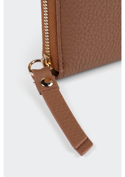 Hakiki Deri, El Yapımı, Kadın Cüzdan, Fermuarlı, 4 Kart Yuvası, 5108 Camel fiyatları