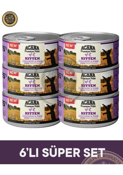 Kitten Cat Canned Süper Set 6X85 gr
