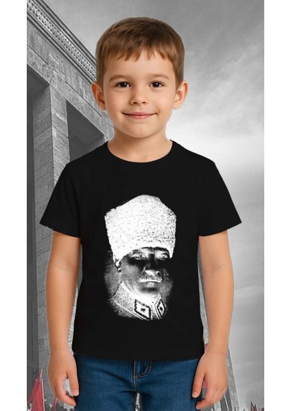 Unisex Ay Yıldızlı T-Shirt 19 Mayıs 29 Ekim 23 Nisan 10 Kasım Atatürk Çocuk Tişört