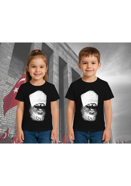 Unisex Ay Yıldızlı T-Shirt 19 Mayıs 29 Ekim 23 Nisan 10 Kasım Atatürk Çocuk Tişört fiyatları