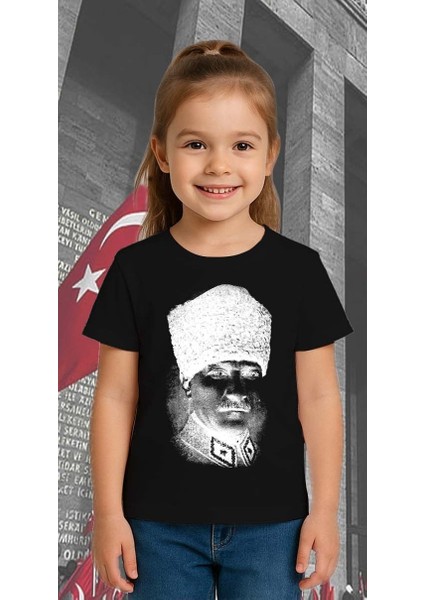 Unisex Ay Yıldızlı T-Shirt 19 Mayıs 29 Ekim 23 Nisan 10 Kasım Atatürk Çocuk Tişört modelleri