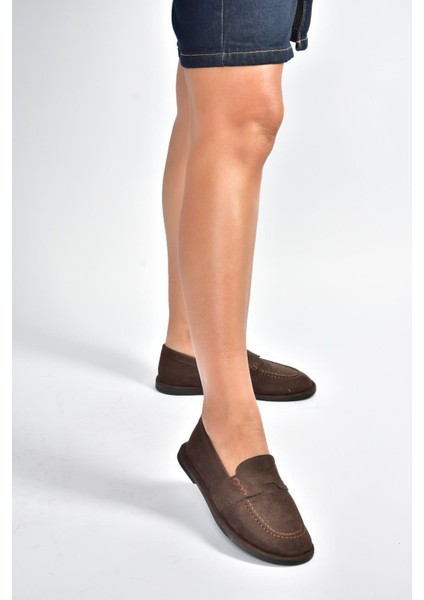 V846872102 Kahverengi Süet Günlük Kadın Ayakkabı fiyatları