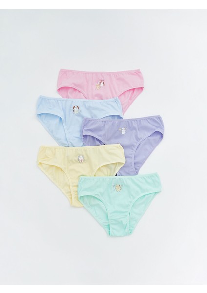 Yeni Sezon Baskılı Kız Çocuk Külot 5'li