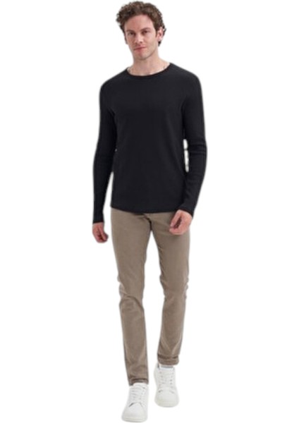 Slim Fit Likralı Pamuklu Süprem Kumaş Sweatshirt fiyatları