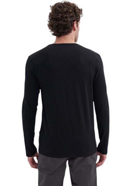 Slim Fit Likralı Pamuklu Süprem Kumaş Sweatshirt fırsatları