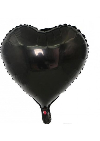 Siyah Kalp Folyo Balon 18 Inç M228
