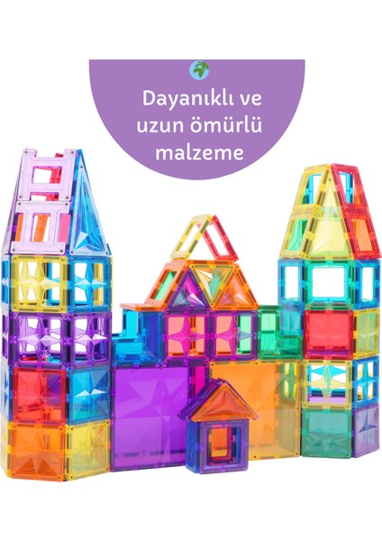 108 Parçalı Manyetik Yapı Seti