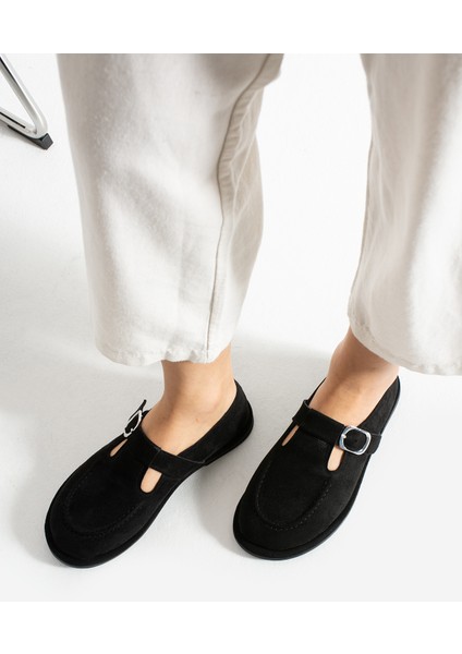 Arabella Kadın Süet Toka Detaylı Günlük Loafer Ayakkabı