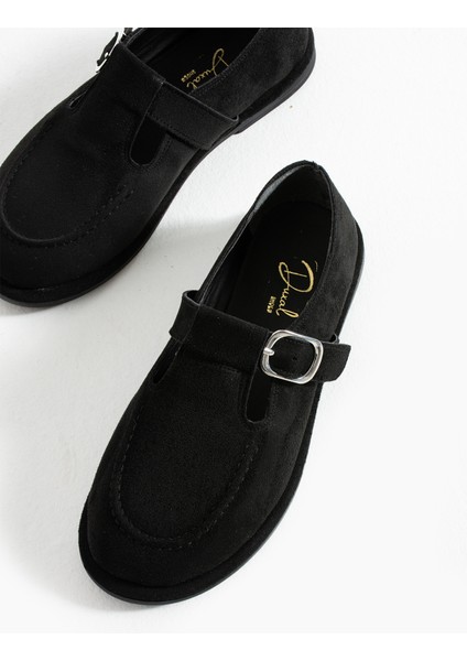 Arabella Kadın Süet Toka Detaylı Günlük Loafer Ayakkabı modelleri