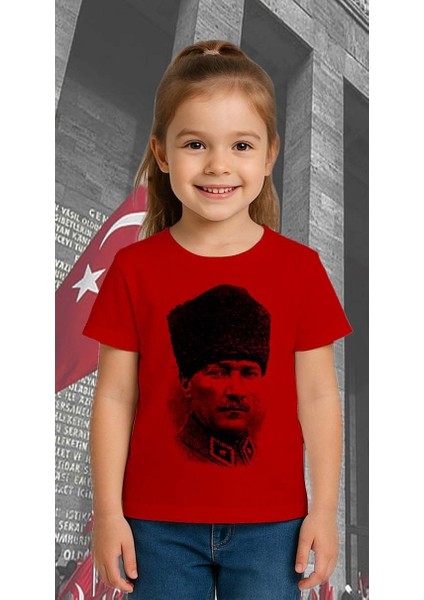 Unisex Ay Yıldızlı T-Shirt 19 Mayıs 29 Ekim 23 Nisan 10 Kasım Atatürk Çocuk Tişört fiyatları