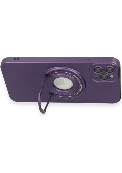 Bfs iPhone 12 Pro Kılıf Lukka Magneticsafe Kapak - Derin Mor fırsatları