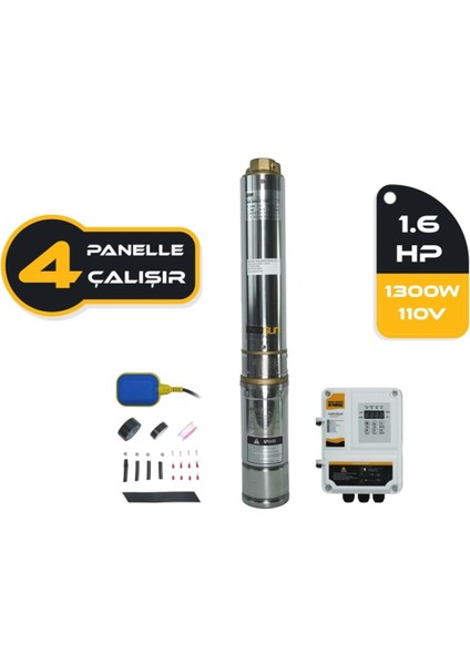 Dc Dalgıç Pompa 1.6hp / 1300W10V (4DC6-112-110-1300)