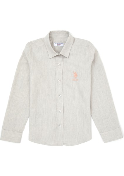 Kız Çocuk Krem Gömlek Basic 50317666-XX7018 fiyatları