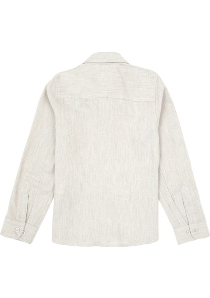 Kız Çocuk Krem Gömlek Basic 50317666-XX7018 modelleri