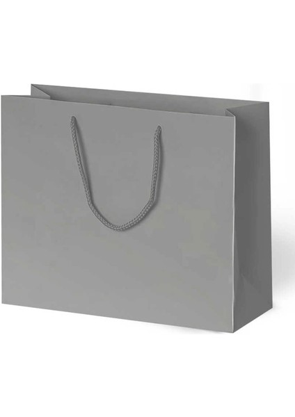 Gümüş Karton Çanta 42X38CM