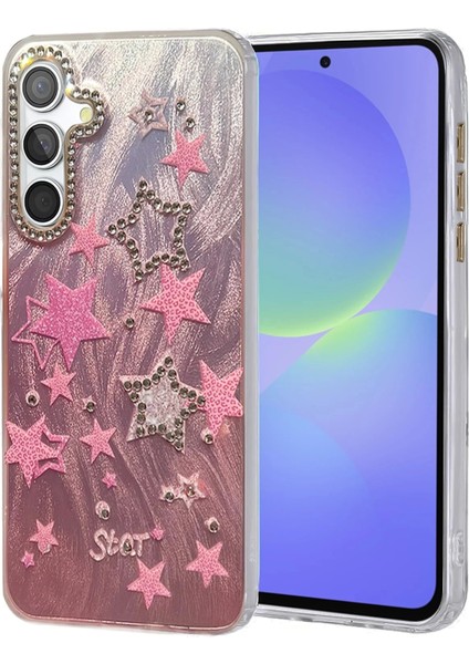 Bfs Samsung Galaxy A36 Kılıf Blade Aynalı Desenli Kapak - Desen 7