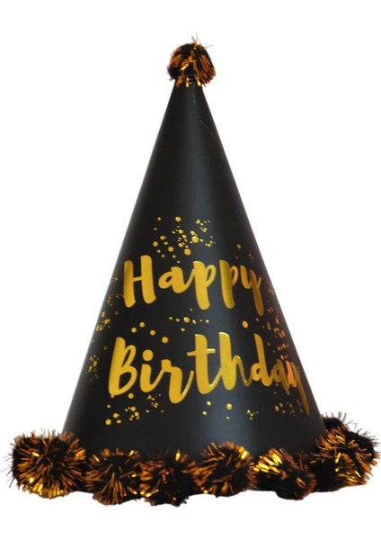 Happy Birthday Simli Ponponlu Şapka fırsatları