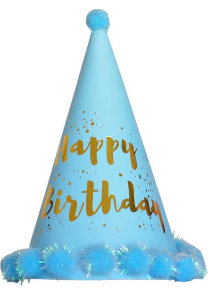 Happy Birthday Simli Ponponlu Şapka indirimleri