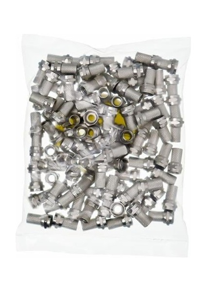 Fully E-320A Rg6/u4 18MM Geniş F Konnektör (100LÜ Poşet) modelleri