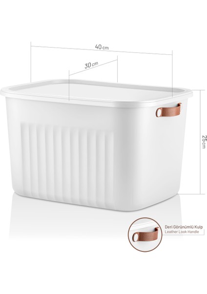 Mithra Life 3 Lü 3 Renkli 20 Lt Mega Çok Amaçlı Kapaklı Organizer Saklama Kabı Kutu MIT1267 modelleri