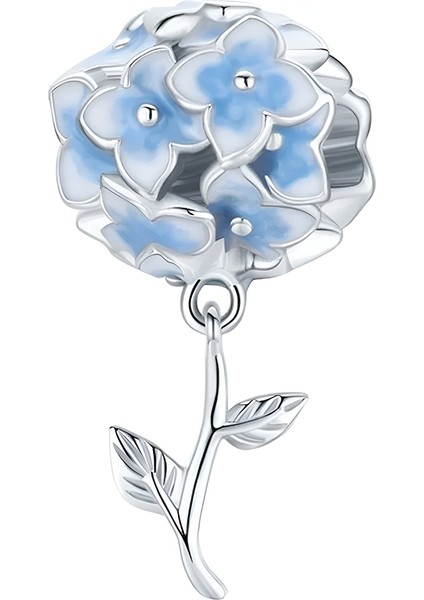 925 Ayar Gümüş Sevgi Çiçeği Charm