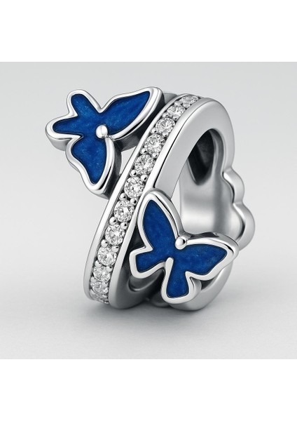 925 Ayar Gümüş Zarafetin Kanatları Charm