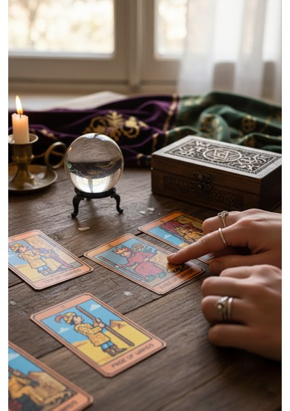 78 Kartlı 8-Bit Fantasy Deck 5,9 x 9,2 cm Klasik Mini Tarot Destesi Tarot Kartları fırsatları