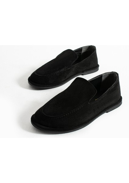 Konforlu Kadın Süet Mokasen Ayakkabı Loafer modelleri