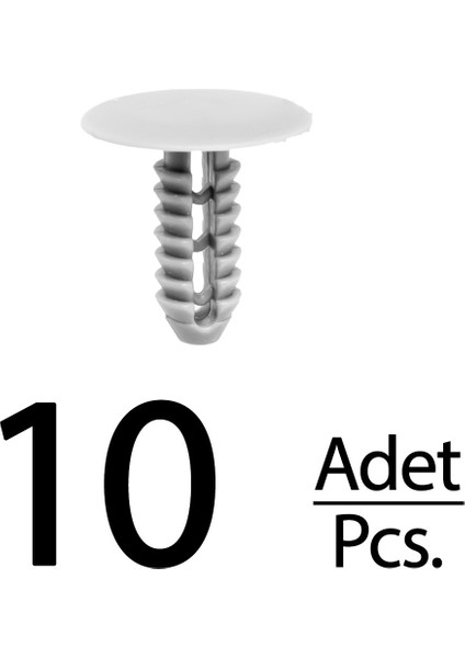 Fiat Ducato Için Döşeme Klips-Gri - 10 Adet