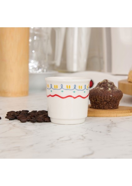 Kitchen Bonjour Espresso Fincanı - Renkli - 80 ml fiyatları