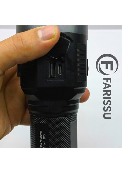 Gold Silver GS-14100 50W 5000 Lümen Profesyonel Şarjlı El Feneri fırsatları