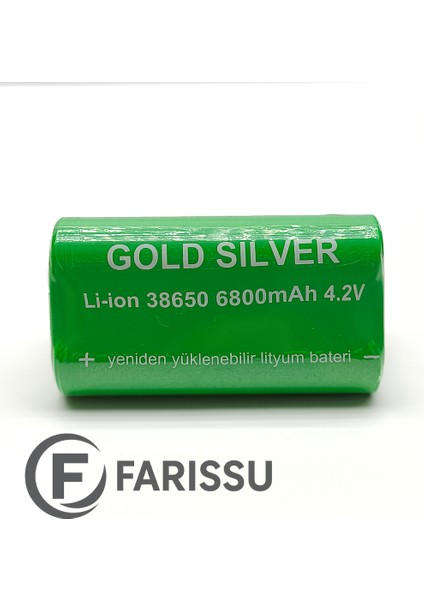 Gold Silver GS-14100 50W 5000 Lümen Profesyonel Şarjlı El Feneri