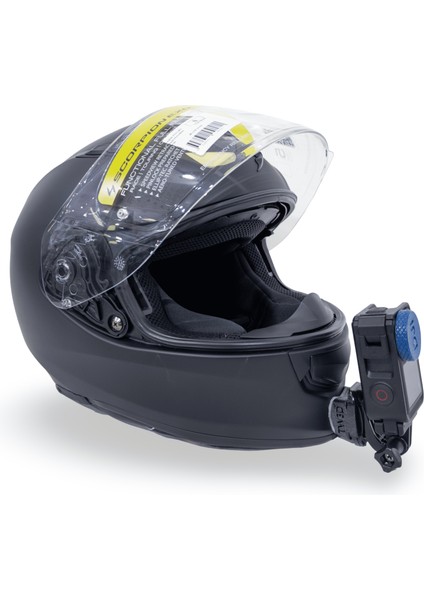 Scorpion Exo 491 Kask Için Aksiyon Kamerası Kask Çene Bağlantı Aparatı Chin Mount