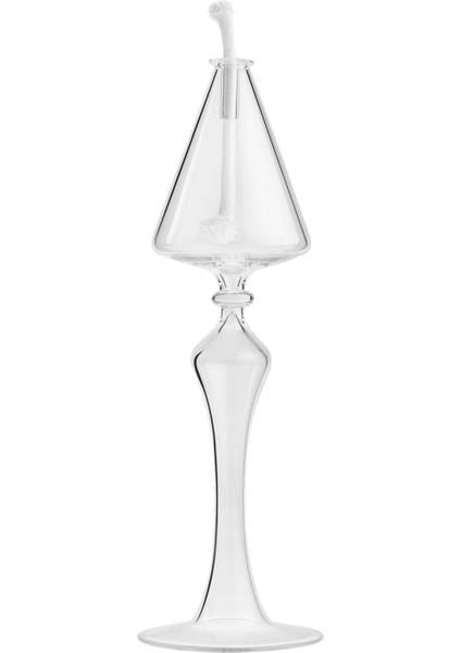 Cam Konik Model Küçük Boy Tekli Ayaklı Kandil - Kırmızı - 24X7X7 cm fiyatları