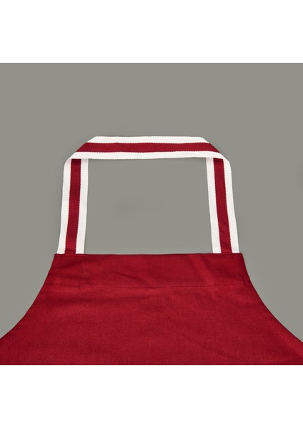 Gabardin Mutfak Önlüğü - Kırmızı - 65X80 cm modelleri