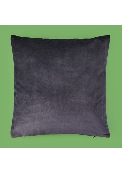 Soft Shiney Kırlent - Antrasit - 40X40 cm