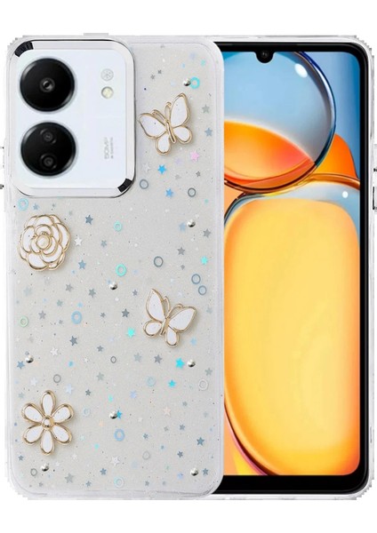 Bfs Xiaomi Redmi 13C Fiyonk Desenli Kapak - Desen 2