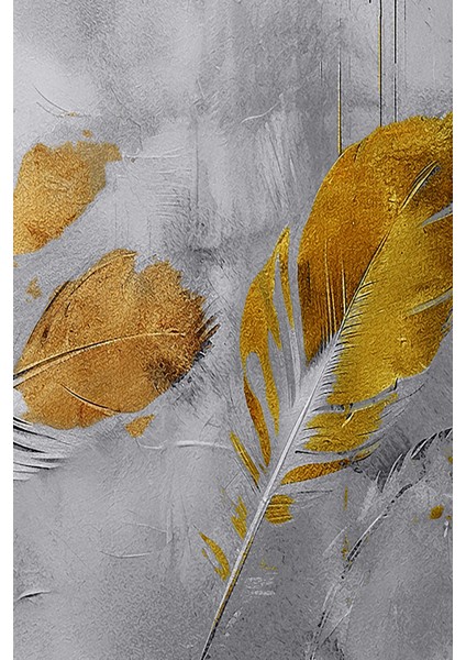 Mystic Feathers Sanatsal Sıva Desenli Tek Parça Tekstil Duvar Kağıdı modelleri