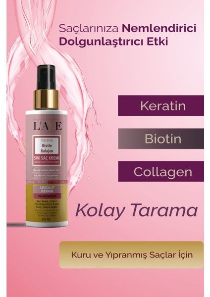 Keratin&biotin&kolajen Sıvı Saç Kremi 200 ml