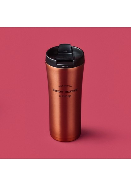 A638-02 Freedom Colours Termos - Rose Gold / Siyah - 550 ml