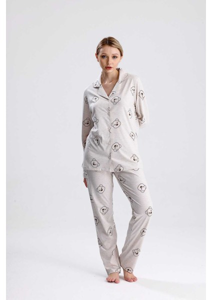 Pamuklu Pijama Takımı 5009